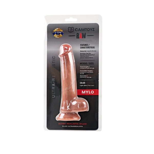 Raw Dildo Ultra Realistic Mylo - Brown