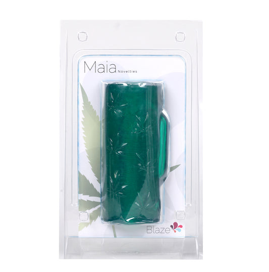 Blaze Vibrating Male Masturbator 420 Series - Green