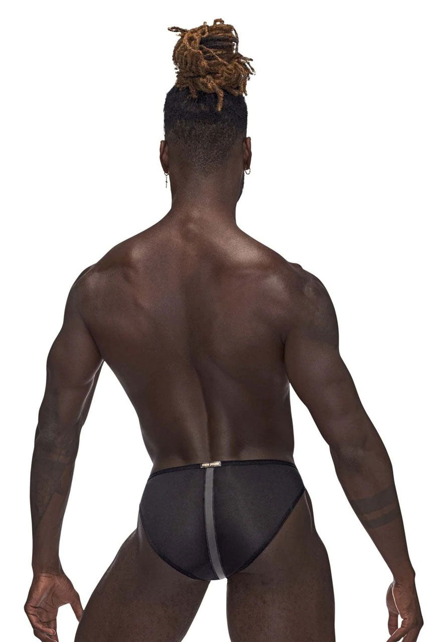 Landing Strip Bikini Brief - Medium - Black