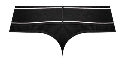 Modal Rib Bong Thong - Small - Black