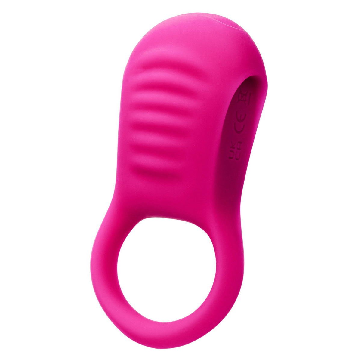 Basic Essentials Rechargeable Ridge Rider Ring - Pink