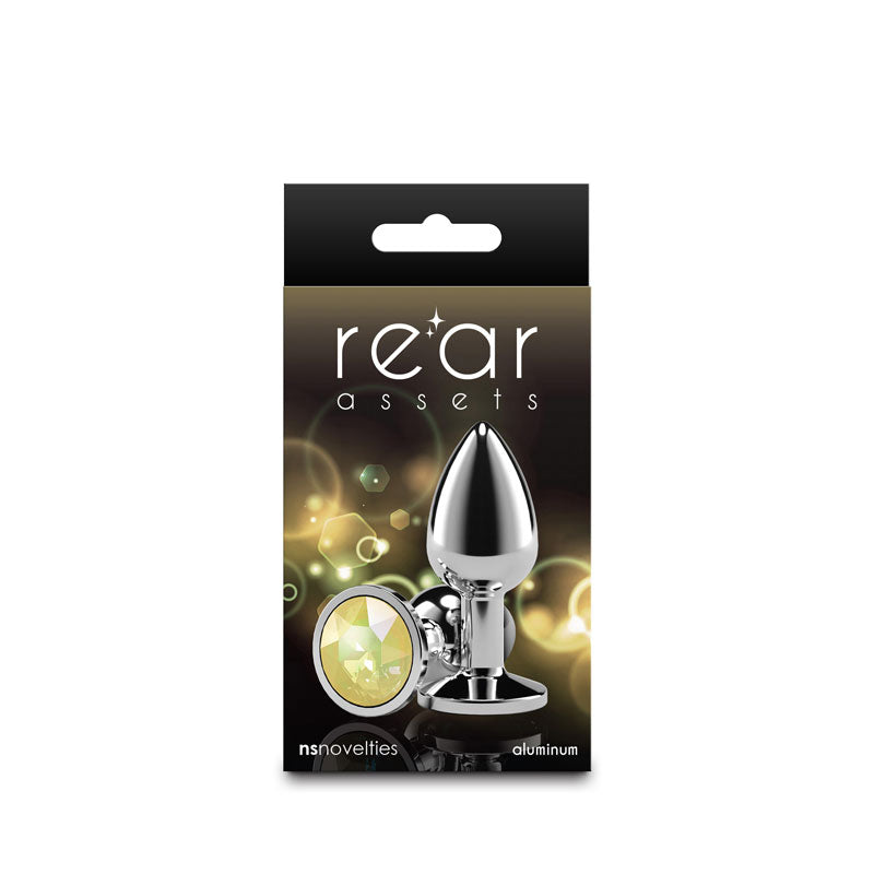 Rear Assets Silver Small Yellow Gem