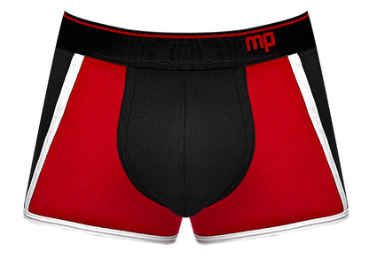 Retro Sport Panel Short - Large - Black/ Red