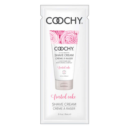 Coochy Shave Cream - Frosted Cake - 15 ml Foils 24 Count Display