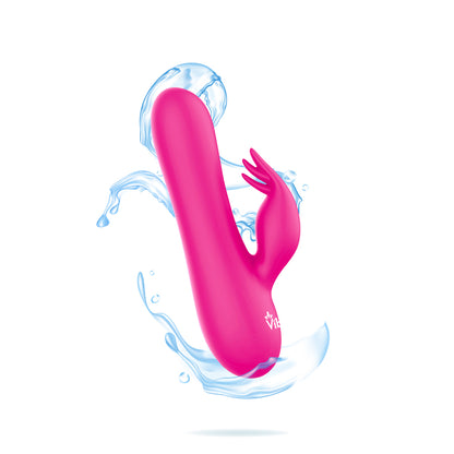 Freyja Mini Triple Ticklers Rabbit Vibe - Hot Pink