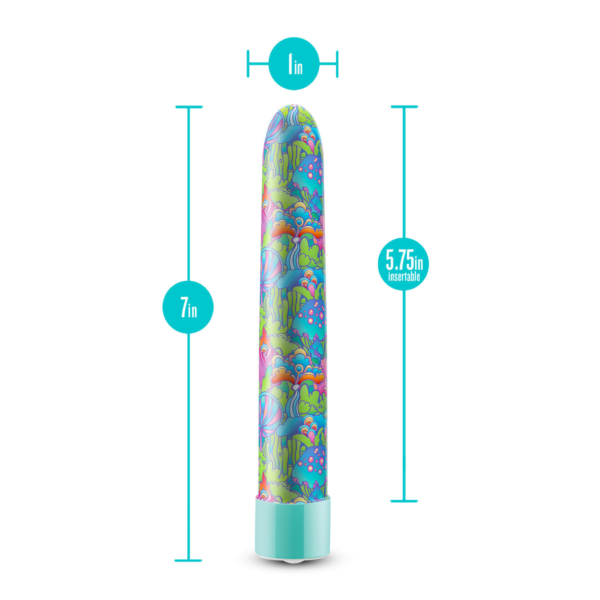 Limited Addiction - Utopia - 7 Inch Rechargeable Vibe - Aqua