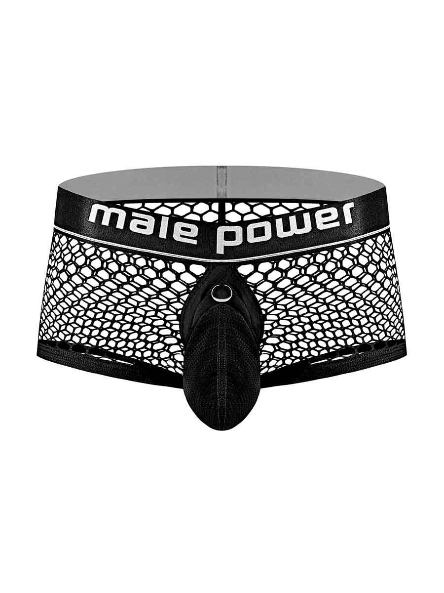 Cock Pit Net Mini Cock Ring Short - Large - Black