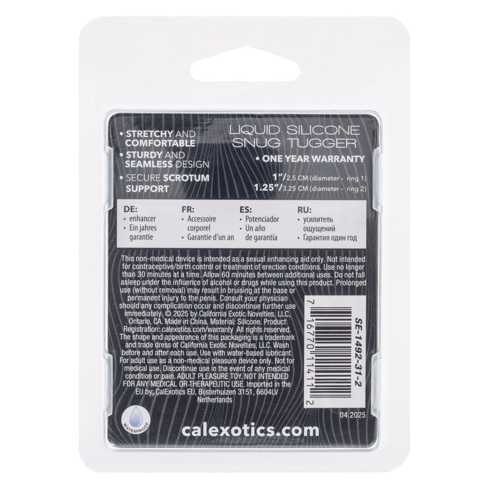 Alpha Liquid Silicone Snug Tugger - Black