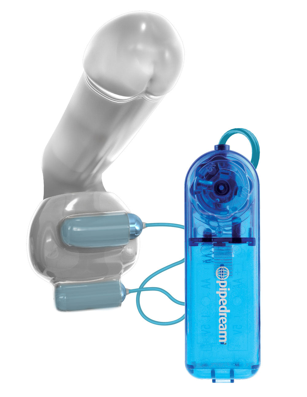 Classix Dual Vibrating Ball Teaser - Blue/clear