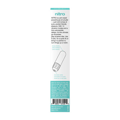 Nitro Rechargeable Bullet - Turquoise