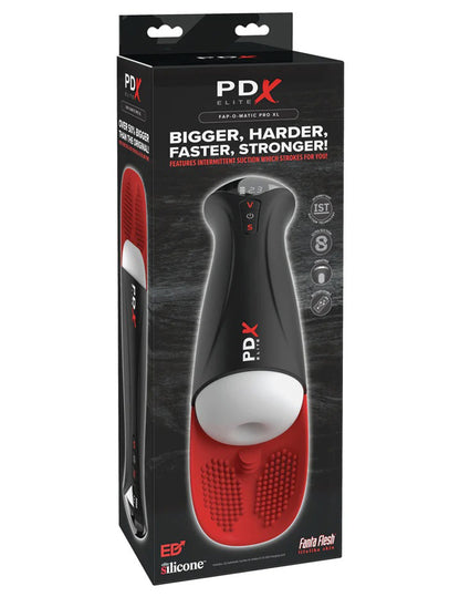 Pdx Elite Fap-O-Matic Pro XL - White/red
