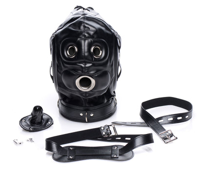 Bondage Hood With Penis Gag