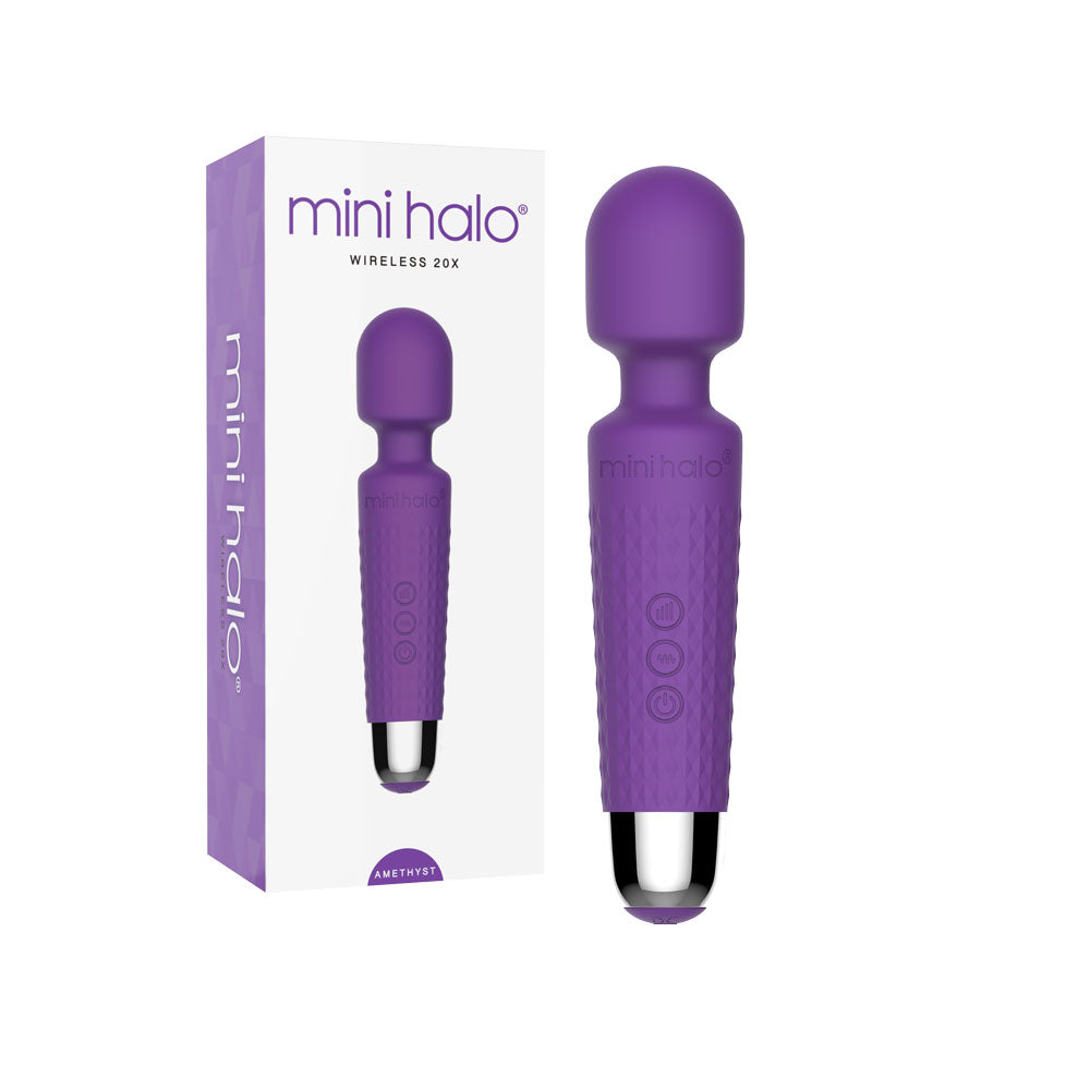 Mini Halo Amethyst