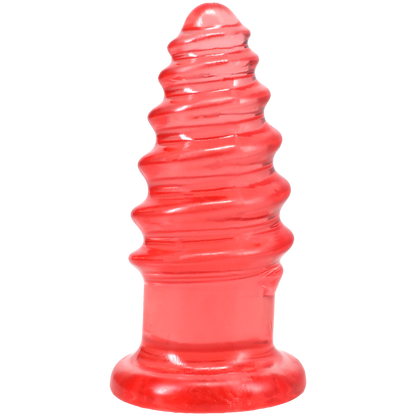 Crystal Jellies - Anal Twist - 6 Inch Pink
