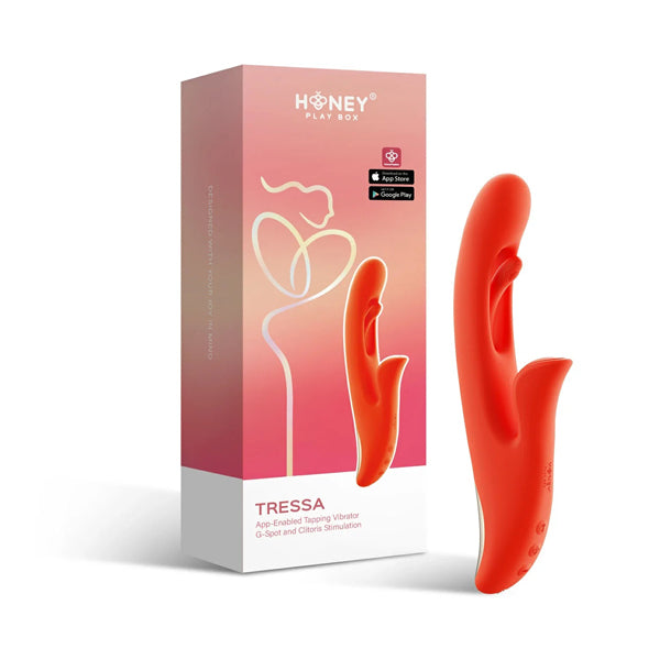 Tressa App-Enabled Tapping Vibrator G-Spot and Clitoral Stimulation