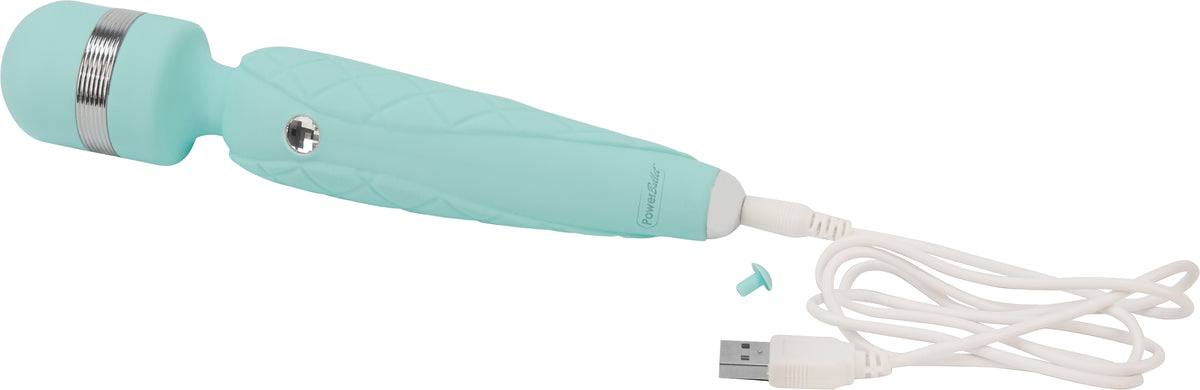 Pillow Talk Cheeky Wand With Swarovski Crystal - Teal
