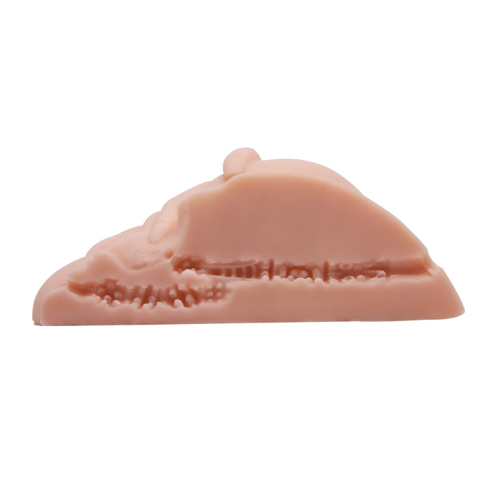 Crazy Bull the Realistic Skin-Like Texture Vagina and Anal Masturbator Vibration and Double Entrance