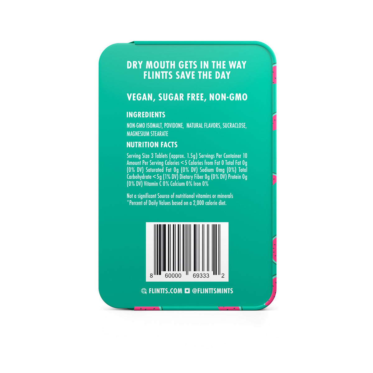 Flintts Mouth Mints Cool Watermelon - F-Strength 100