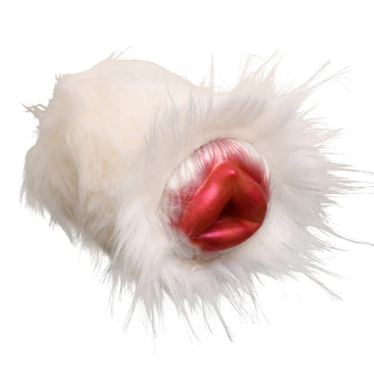 Snow She-Wolf Silicone Stroker - White