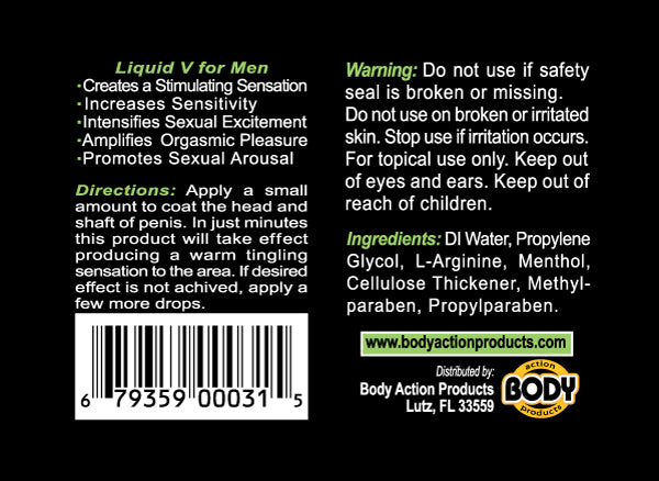 Liquid v for Men 1 Oz Bottle