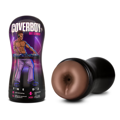 Coverboy - the Dj - Self Lubricating Stroker -  Brown