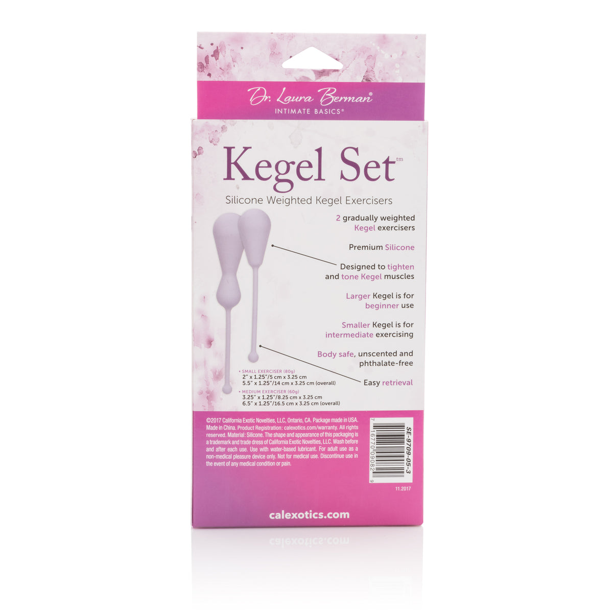 Dr. Laura Berman Kegel Set  Silicone Weighted  Kegel Exercisers