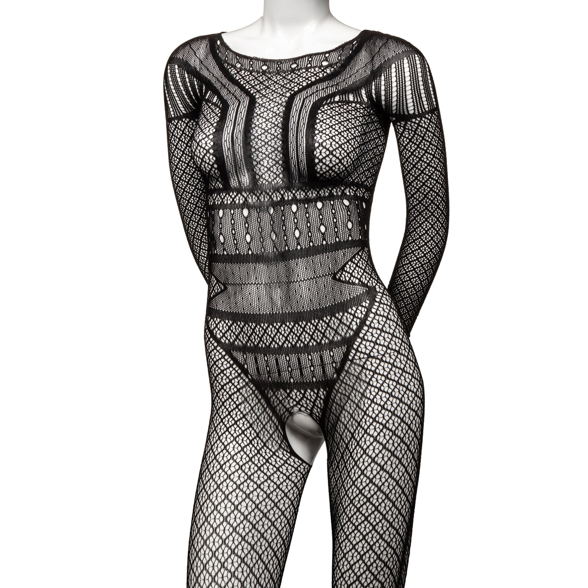 Scandal Plus Size Full Length Lace Body Suit - Plus Size - Black