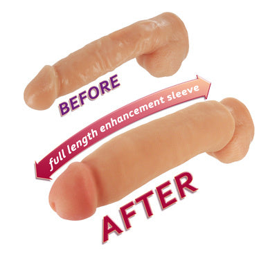 Fat Jack Penis Enlarger Sleeve - Bulk Silver Bag