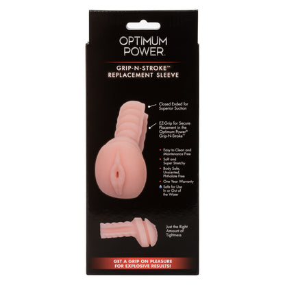 Optimum Power Grip-N-Stroke Replacement Sleeve -  Ivory
