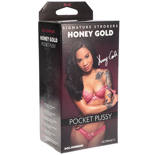 Signature Strokers - Honey Gold - Ultraskyn Pocket Pussy