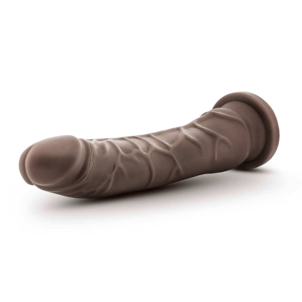 Dr. Skin Plus - 9 Inch Posable Dildo - Chocolate