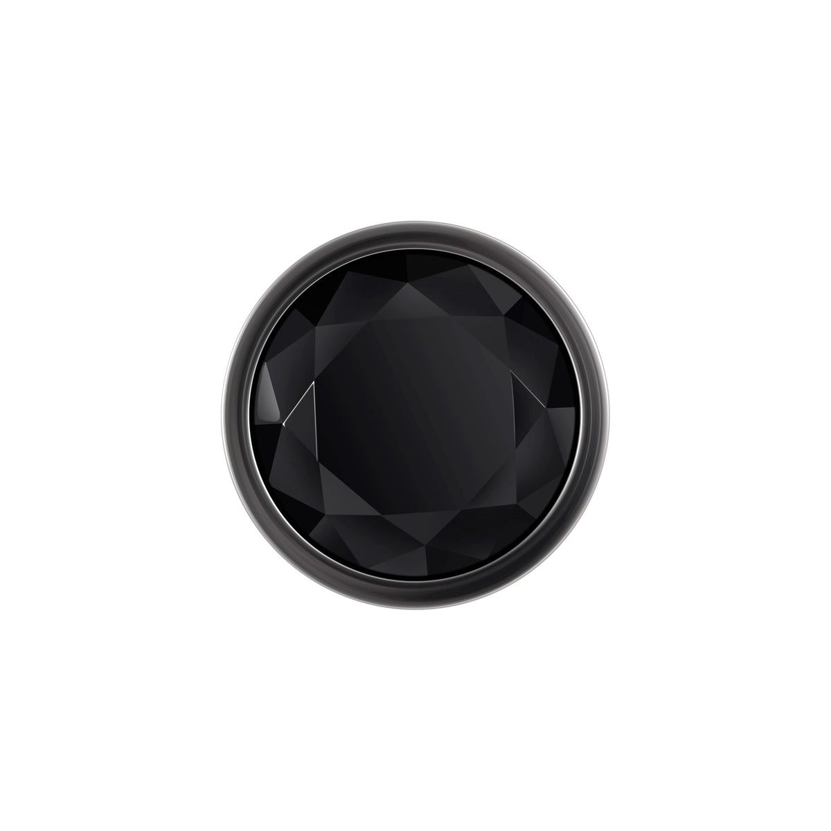Black Gem Anal Plug - Large