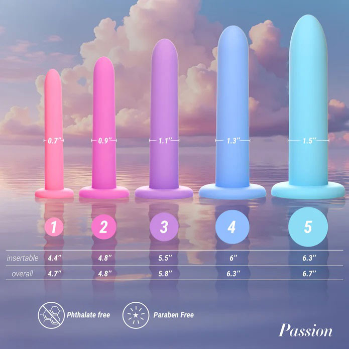 Silicone Pelvic Kegel Exerciser Set