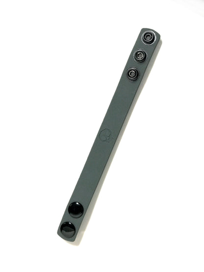 Boneyard Silicone Cock Strap 3-Snap Ring - Gray