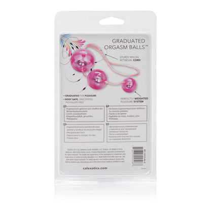 Graduated Orgasm Balls - Pink