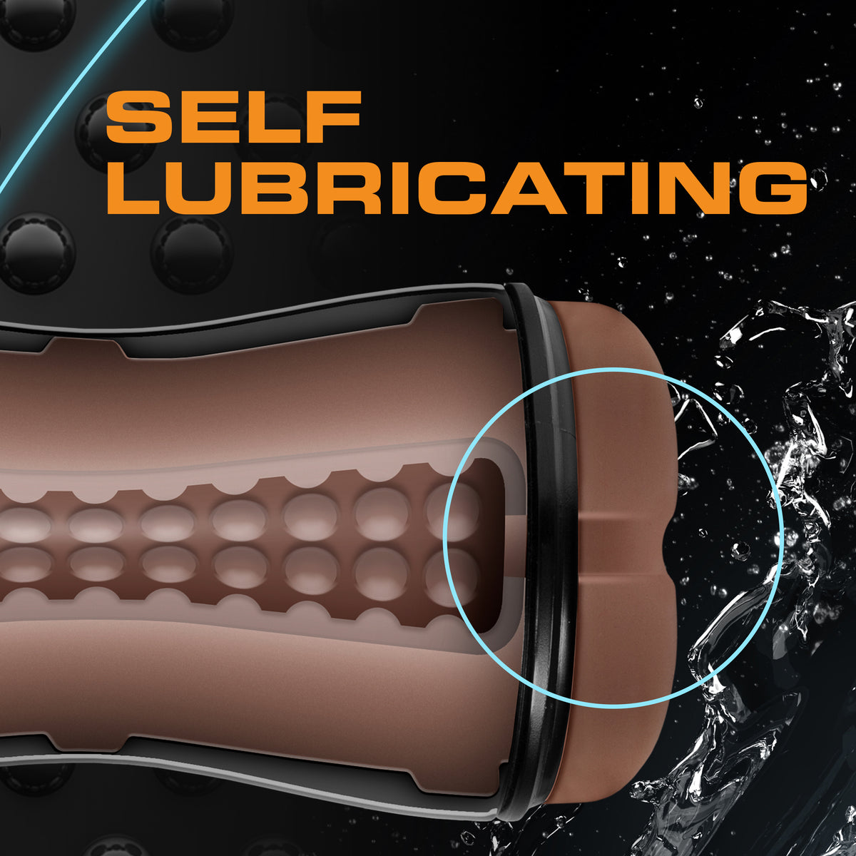 Loverboy - the Mechanic - Self Lubricating Stroker - Brown