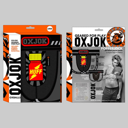 Pjock 3d Rubber Patch Pouch Black/red Xl