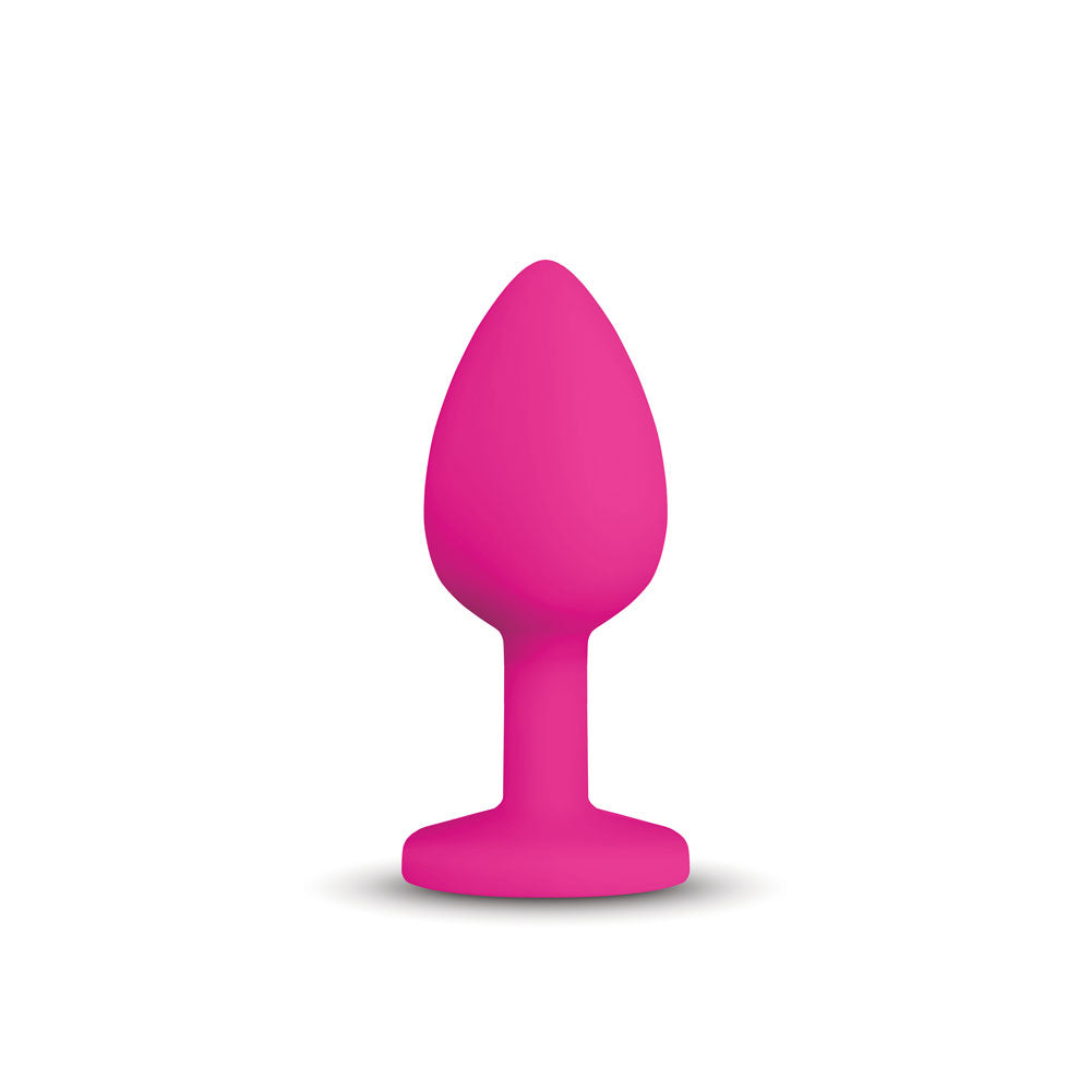 Gemma Purple Gem Pink Silicone Plug - Large