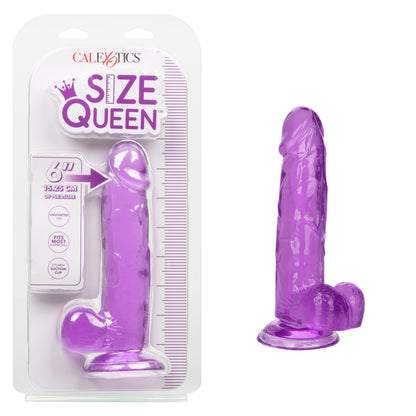 Size Queen 6 inch/15.25 Cm - Purple