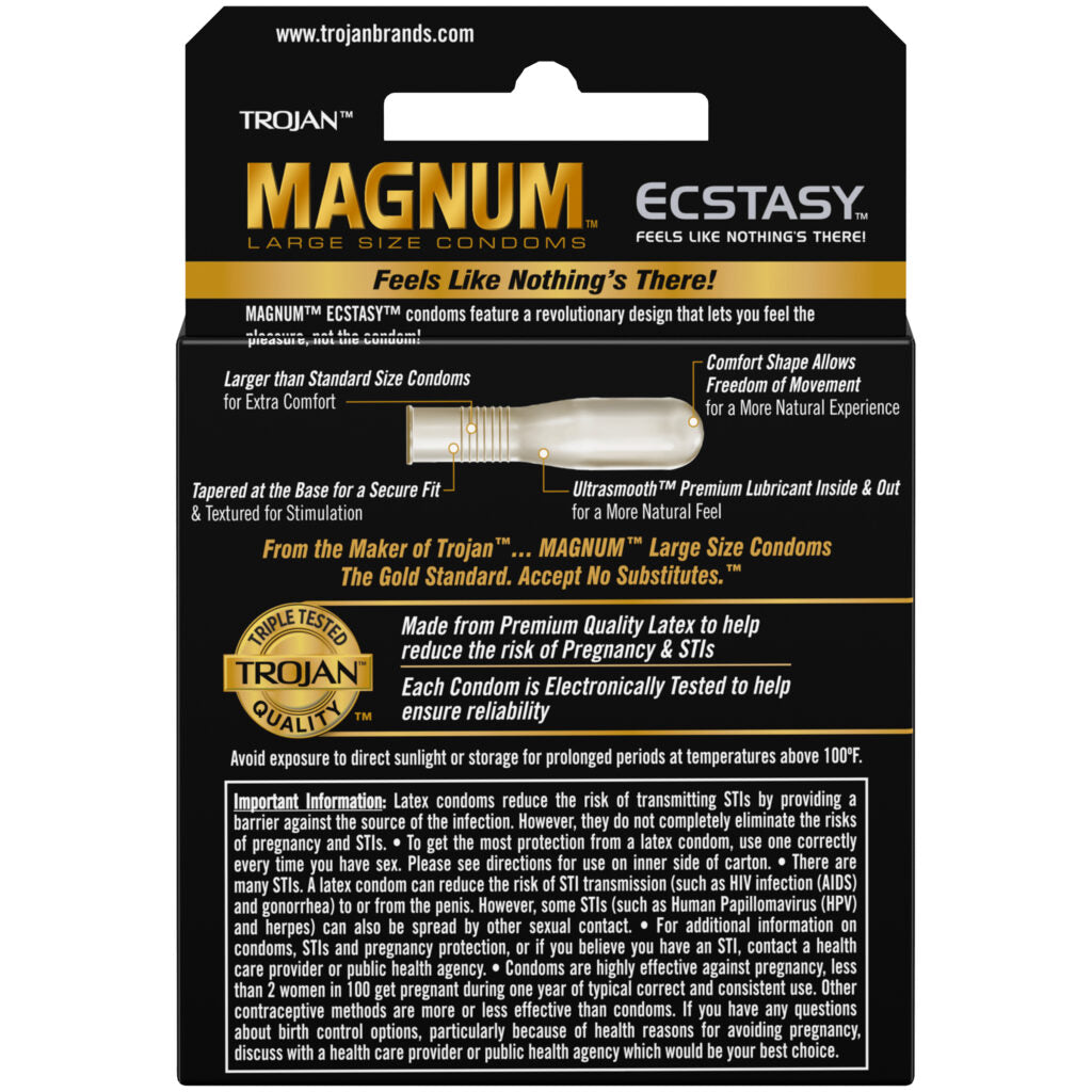 Trojan Magnum Ecstasy - 3 Pack