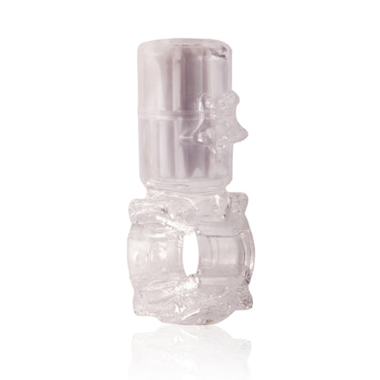 Big Omg Vibrating Ring - Clear - Each
