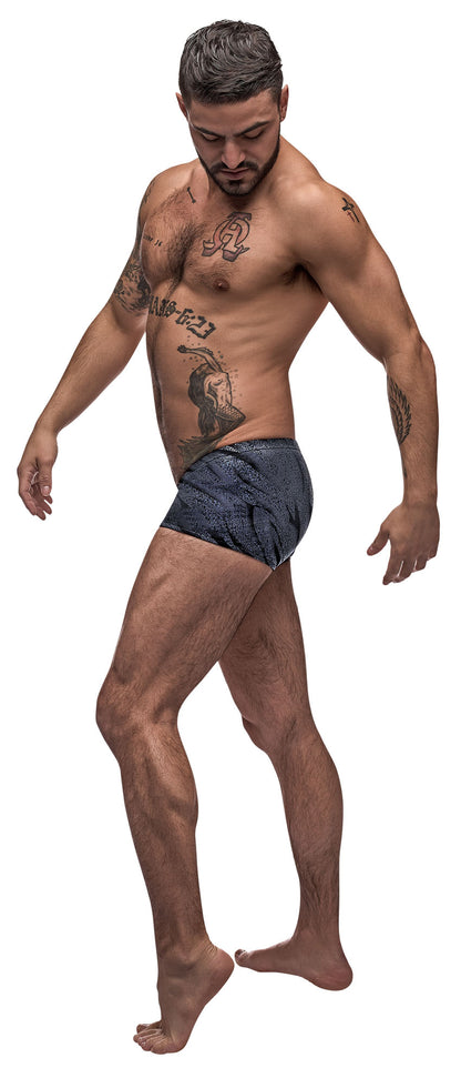 Blue Streak Mini Short - Blue - Large
