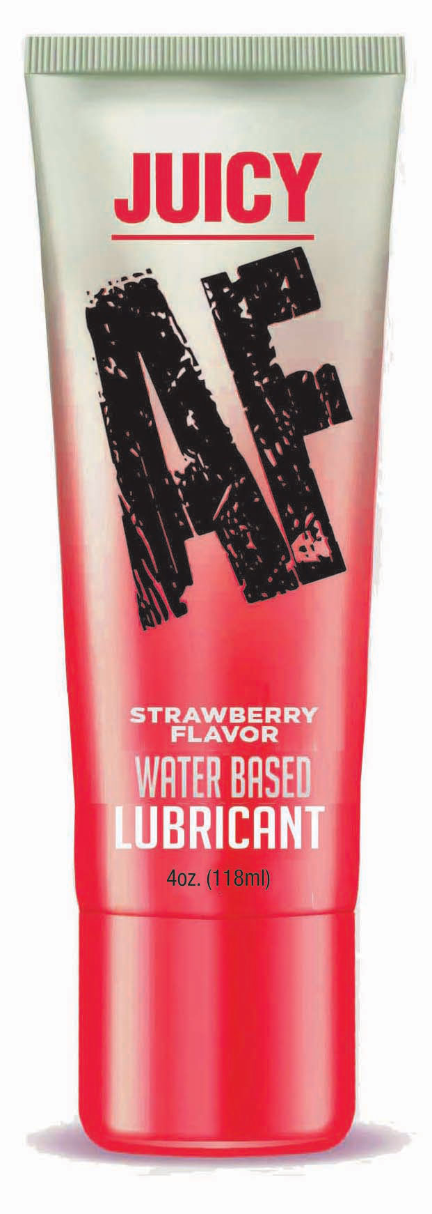 Juicy Af - Strawberry Water Based Lubricant - 4 Oz