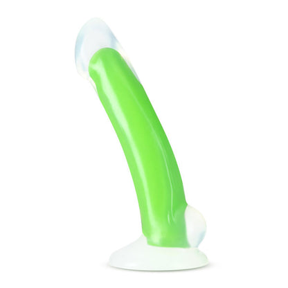 Neo Elite - Glow in the Dark - Omnia - 7 Inch  Silicone Dual Density Dildo - Neon Green