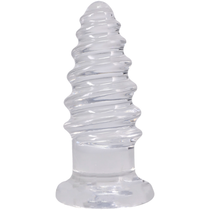 Crystal Jellies - Anal Twist - 7 Inch Clear
