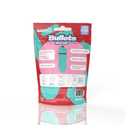 Screaming O 4b - Bullet - Super Powered One Touch  Vibrating Bullet - Kiwi