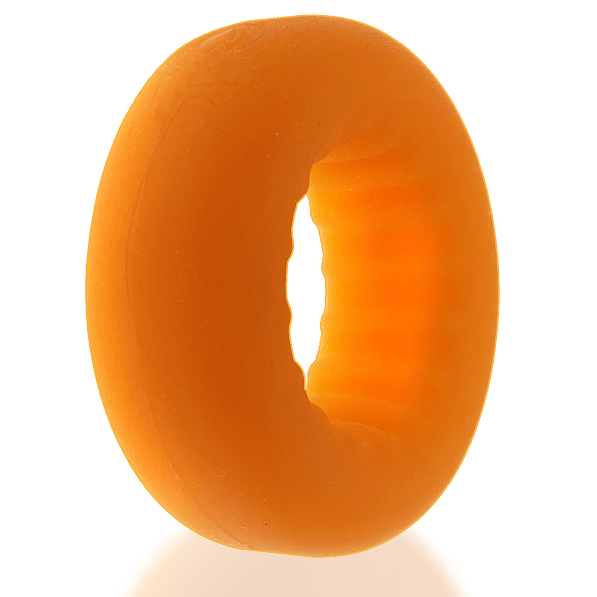 Axis - Rib Griphold Cockring - Orange Ice