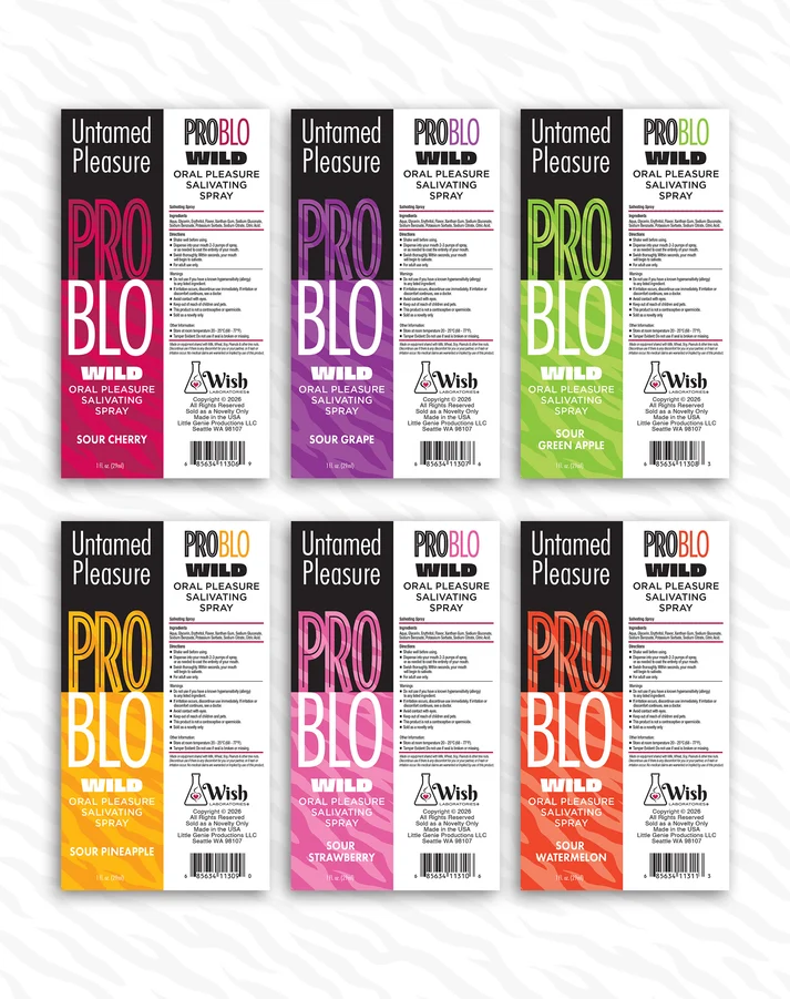 Problo Wild, Mouthwatering Salivating Spray, Sour Strawberry 1oz