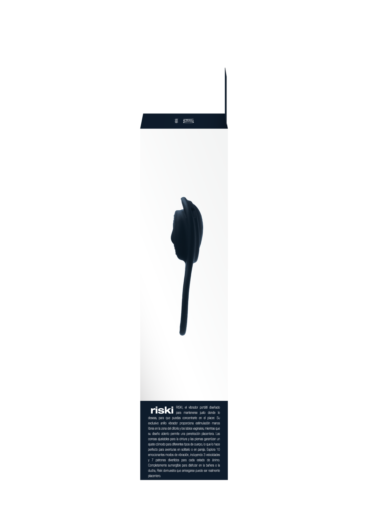 Riski Rechargeable Clitoral Vibe for Couples Black