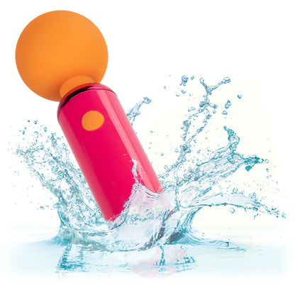 Naughty Bits Home Cumming Queen Vibrating Wand - Orange/pink